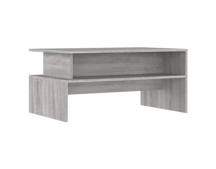 Sonata H Кафе маса, сив сонома, 90x55x42,5 см, инженерно дърво