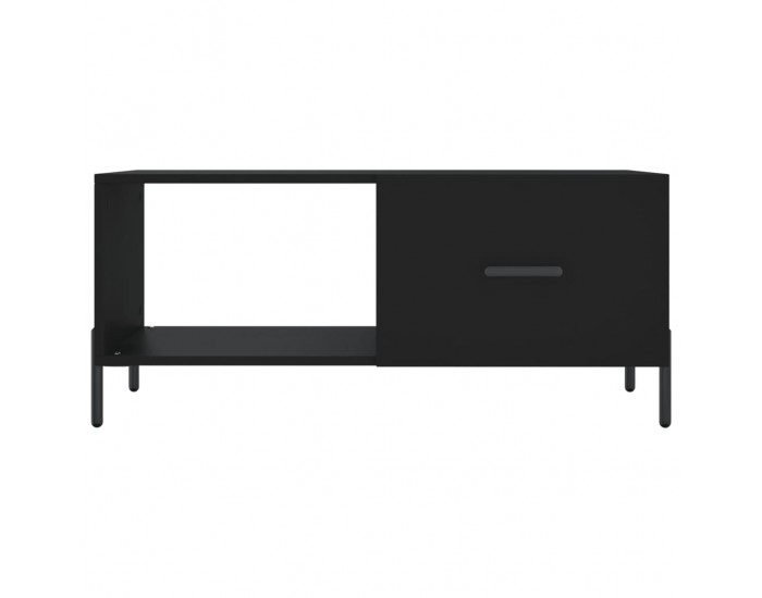 Sonata H Маса за кафе, черна, 90x50x40 см, инженерно дърво