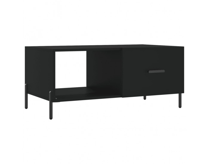 Sonata H Маса за кафе, черна, 90x50x40 см, инженерно дърво