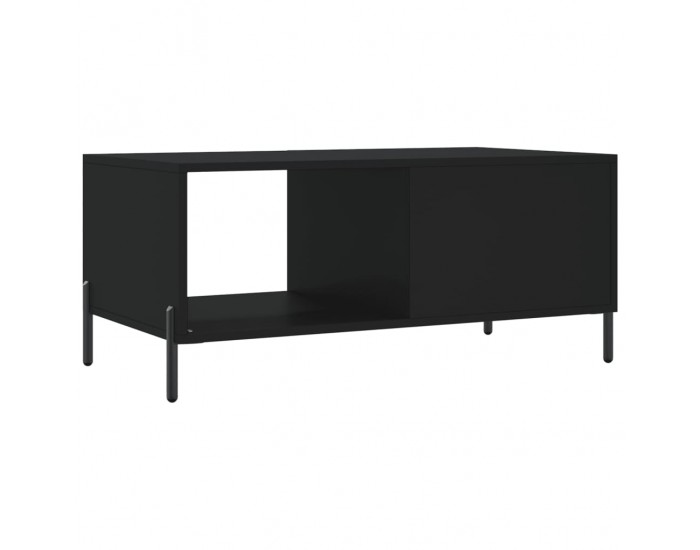 Sonata H Маса за кафе, черна, 90x50x40 см, инженерно дърво