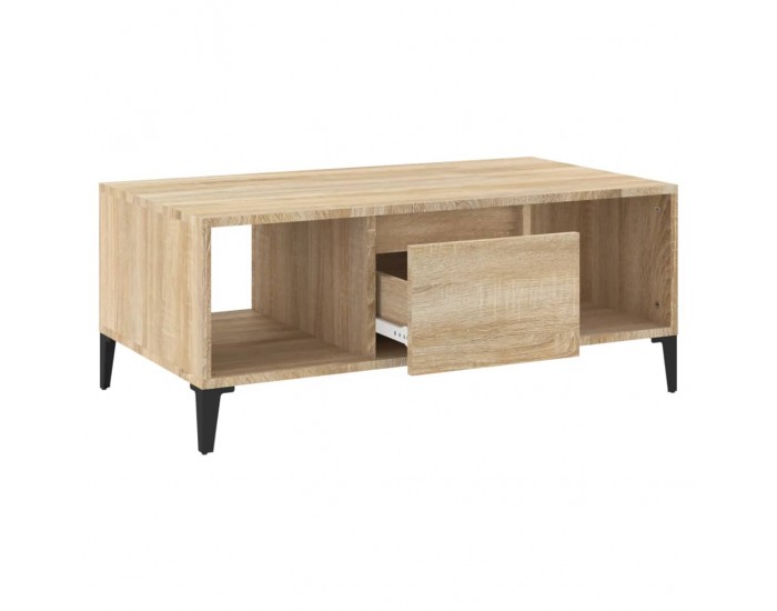 Sonata H Кафе маса, дъб сонома, 90x50x36,5 см, инженерно дърво