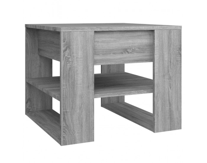 Sonata H Кафе маса, сив сонома, 55,5x55x45 см, инженерно дърво