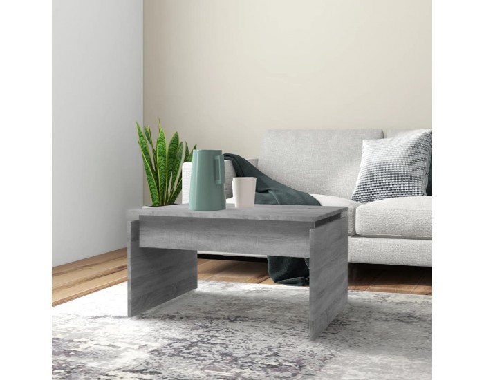 Sonata H Маса за кафе, сив сонома, 68x50x38 см, инженерно дърво