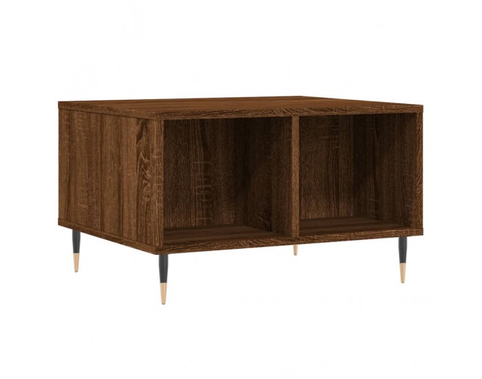 Sonata H Кафе маса, кафяв дъб, 60x50x36,5 см, инженерно дърво