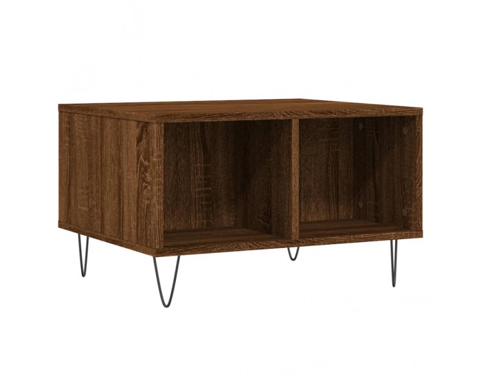 Sonata H Кафе маса, кафяв дъб, 60x50x36,5 см, инженерно дърво