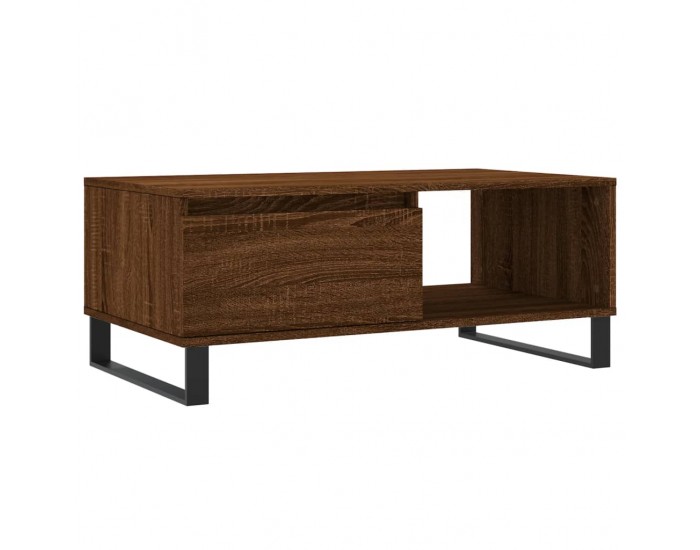 Sonata H Кафе маса, кафяв дъб, 90x50x36,5 см, инженерно дърво