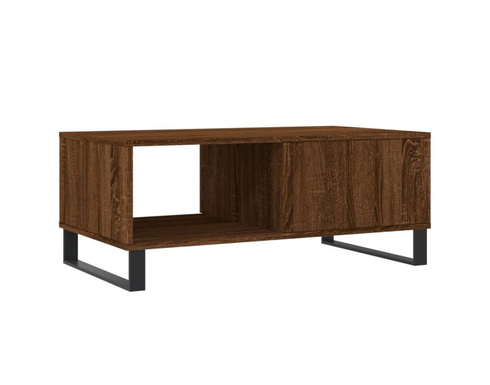 Sonata H Кафе маса, кафяв дъб, 90x50x36,5 см, инженерно дърво