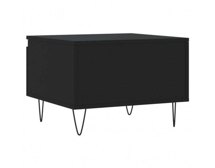 Sonata H Кафе маси, 2 бр, черни, 50x46x35 см, инженерно дърво