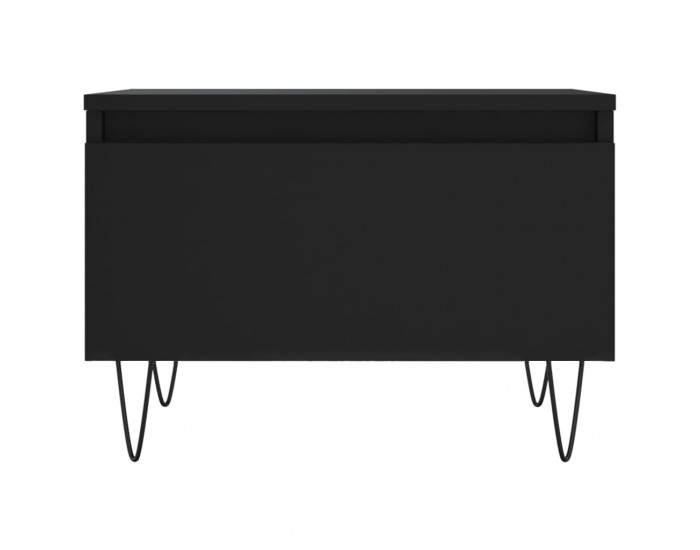 Sonata H Кафе маси, 2 бр, черни, 50x46x35 см, инженерно дърво