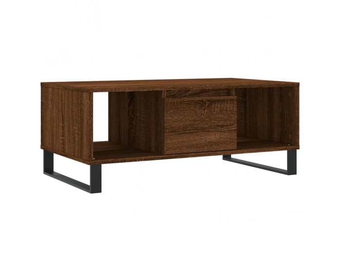 Sonata H Кафе маса, кафяв дъб, 90x50x36,5 см, инженерно дърво