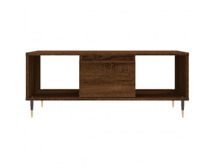 Sonata H Кафе маса, кафяв дъб, 90x50x36,5 см, инженерно дърво