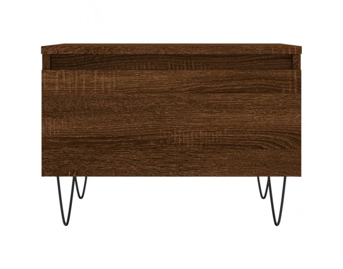 Sonata H Холни маси, 2 бр, Кафяв дъб, 50x46x35 см, инженерно дърво