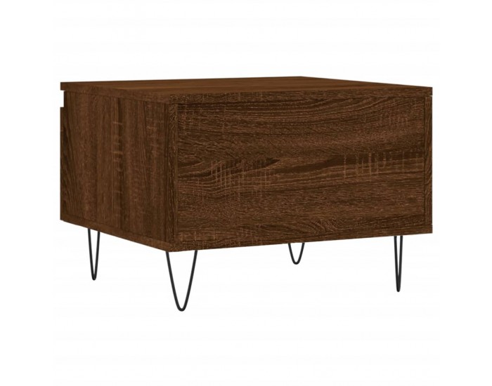 Sonata H Холни маси, 2 бр, Кафяв дъб, 50x46x35 см, инженерно дърво