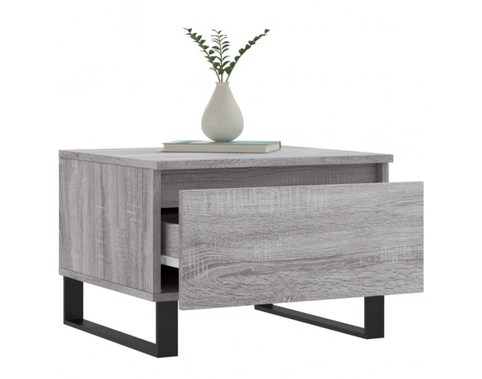 Sonata H Холни маси, 2 бр, сив сонома, 50x46x35 см, инженерно дърво