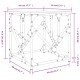 Sonata H Кафе маса, сив сонома, 45x45x47,5 см, инженерно дърво
