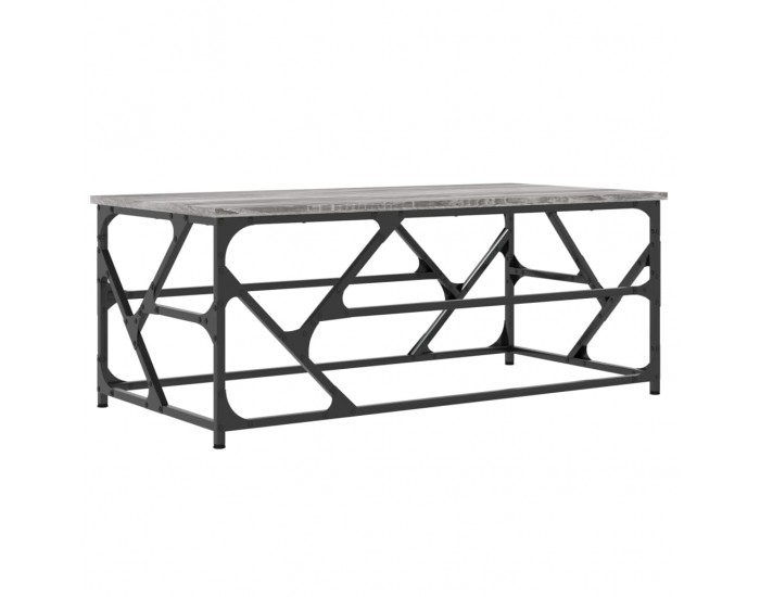 Sonata H Кафе маса, сив сонома, 100x50x40 см, инженерно дърво