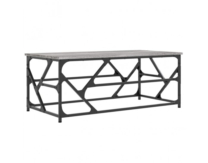 Sonata H Кафе маса, сив сонома, 100x50x40 см, инженерно дърво