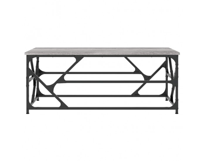 Sonata H Кафе маса, сив сонома, 100x50x40 см, инженерно дърво