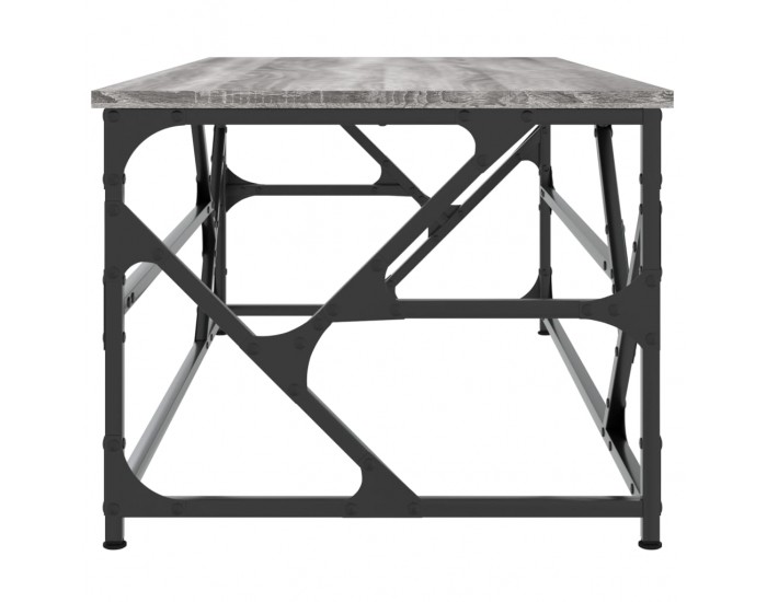 Sonata H Кафе маса, сив сонома, 100x50x40 см, инженерно дърво