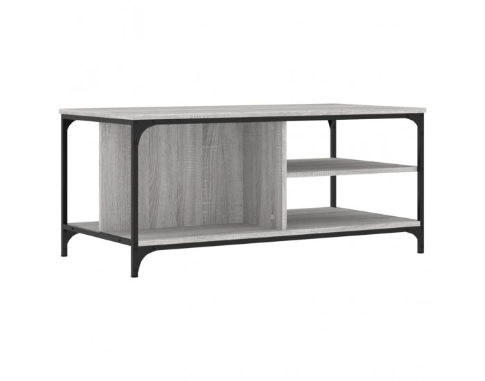 Sonata H Кафе маса, сив сонома, 100x50x45 см, инженерно дърво