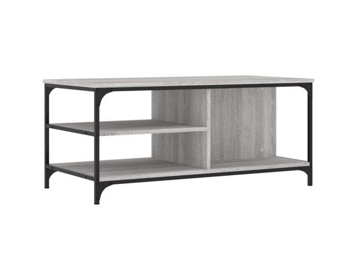 Sonata H Кафе маса, сив сонома, 100x50x45 см, инженерно дърво