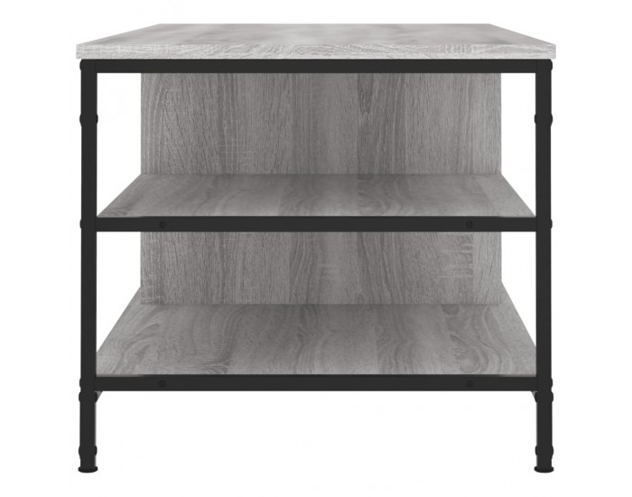 Sonata H Кафе маса, сив сонома, 100x50x45 см, инженерно дърво