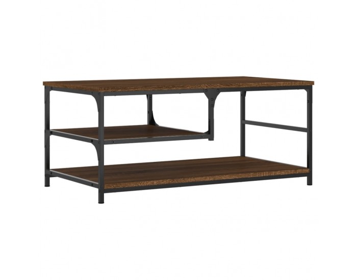 Sonata H Кафе маса, кафяв дъб, 90x49x40 см, инженерно дърво