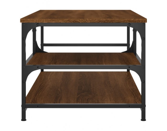 Sonata H Кафе маса, кафяв дъб, 90x49x40 см, инженерно дърво