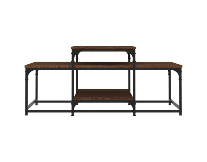 Sonata H Кафе маса, кафяв дъб, 102x60x45 см, инженерно дърво