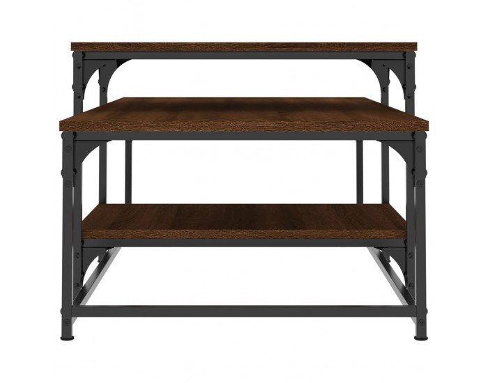 Sonata H Кафе маса, кафяв дъб, 102x60x45 см, инженерно дърво