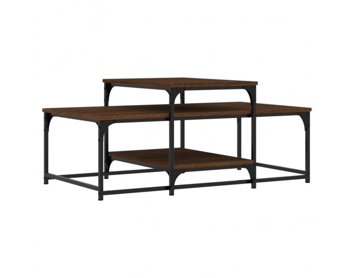 Sonata H Кафе маса, кафяв дъб, 102x60x45 см, инженерно дърво