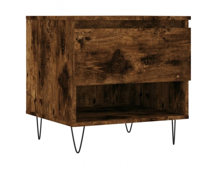 Sonata H Маса за кафе, опушен дъб, 50x46x50 см, инженерно дърво