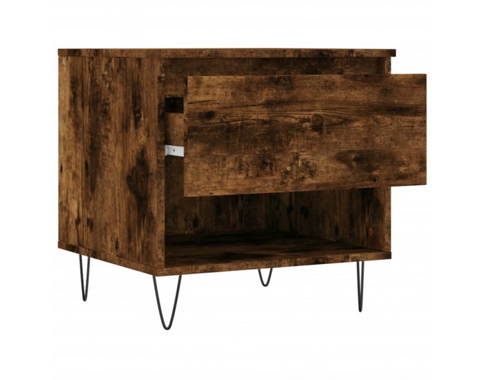 Sonata H Маса за кафе, опушен дъб, 50x46x50 см, инженерно дърво