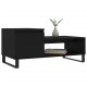 Sonata H Маса за кафе, черна, 100x50x45 см, инженерно дърво