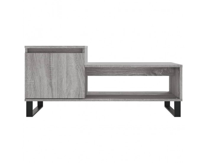 Sonata H Кафе маса, сив сонома, 100x50x45 см, инженерно дърво