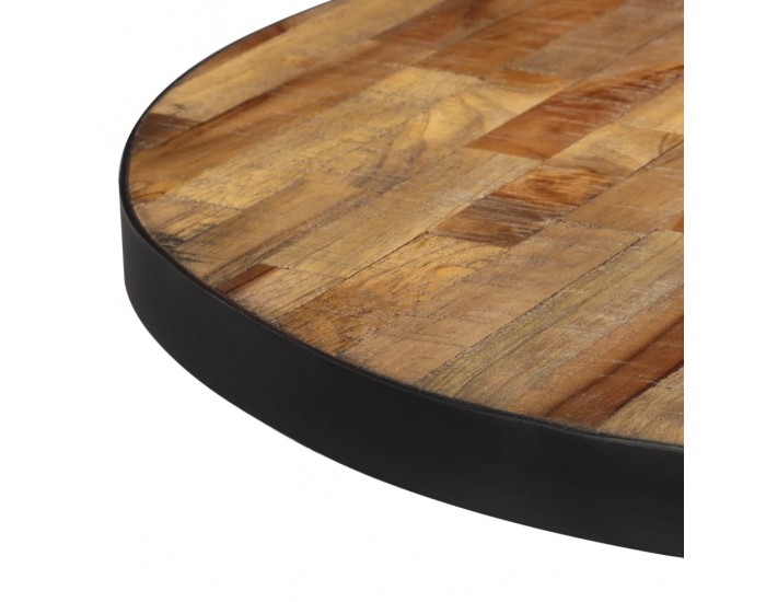 Sonata H Маса за кафе кръгла Ø55x40 см масивно регенерирано тиково дърво
