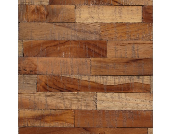 Sonata H Маса за кафе кръгла Ø55x40 см масивно регенерирано тиково дърво