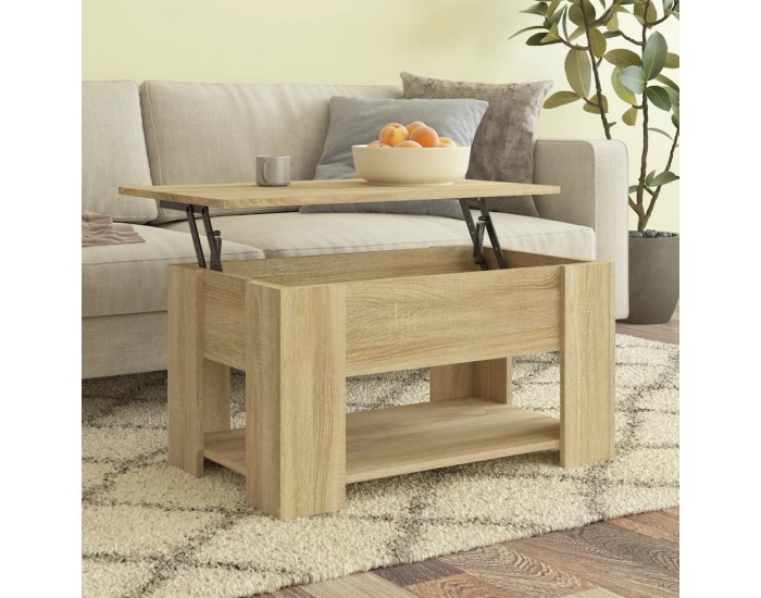 Sonata H Маса за кафе, дъб сонома, 79x49x41 см, инженерно дърво