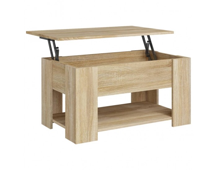 Sonata H Маса за кафе, дъб сонома, 79x49x41 см, инженерно дърво