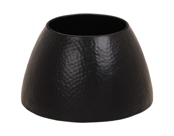 Sonata H Маса за кафе, кован алуминий, Ø 50x30 см, черна