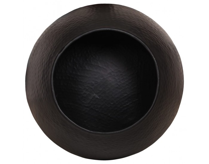 Sonata H Маса за кафе, кован алуминий, Ø 50x30 см, черна