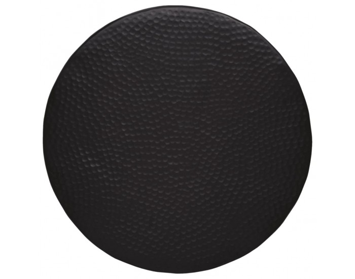 Sonata H Маса за кафе, кован алуминий, Ø 50x30 см, черна