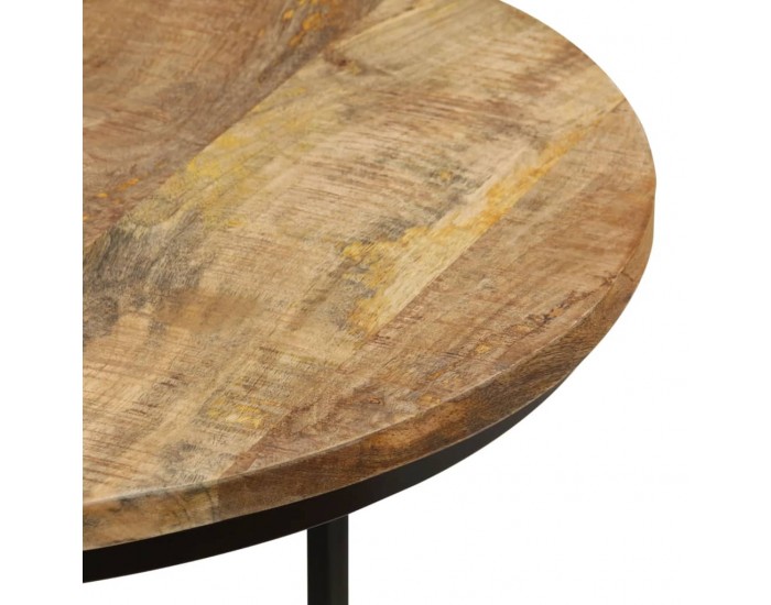 Sonata H Стифиращи маси, 3 бр, грубо мангово дърво