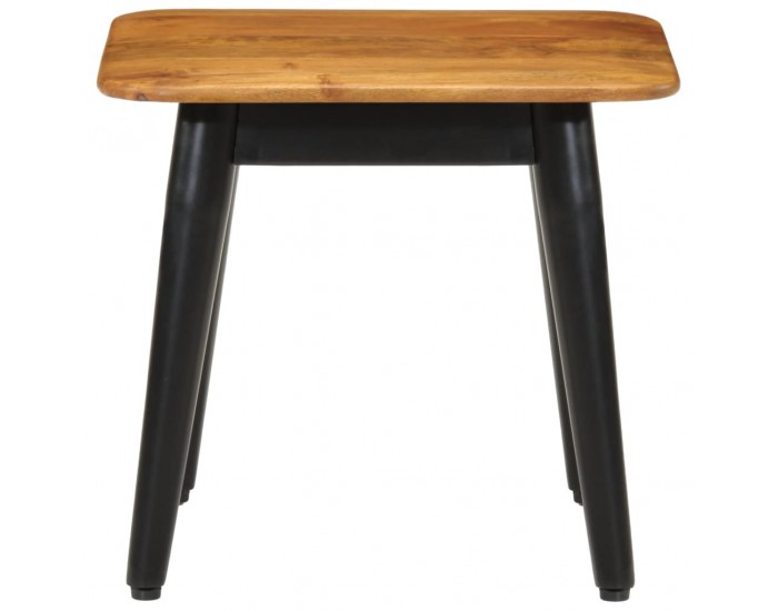 Sonata H Маса за кафе, 45x45x40 см, мангово дърво масив и желязо