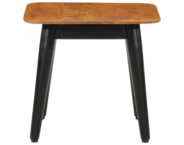 Sonata H Маса за кафе, 45x45x40 см, мангово дърво масив и желязо
