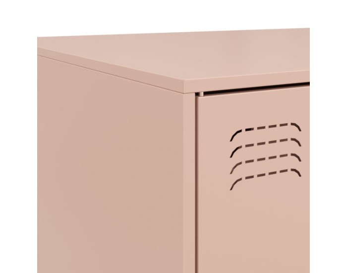 Sonata H Маса за кафе, розова, 67x50x44 см, стомана