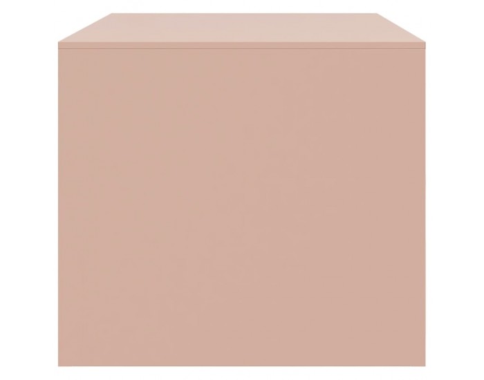 Sonata H Маса за кафе, розова, 67x50x44 см, стомана