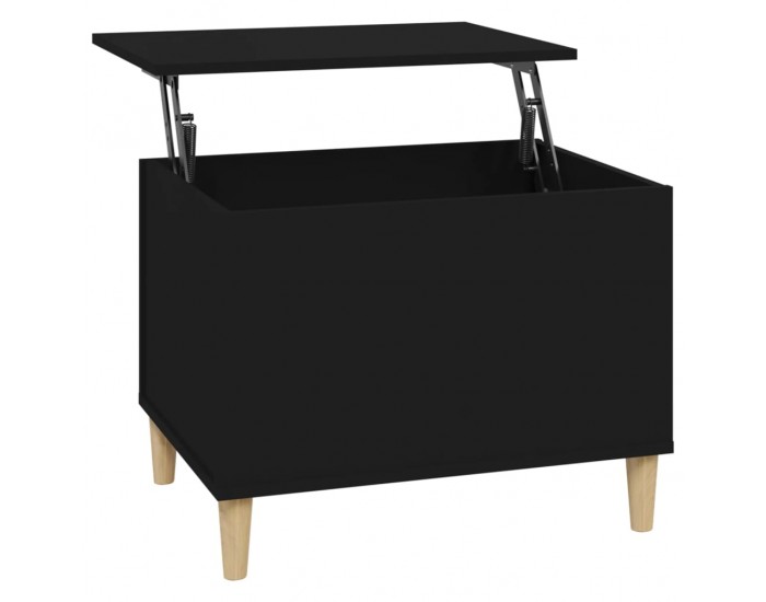 Sonata H Кафе маса, черна, 60x44,5x45 см, инженерно дърво