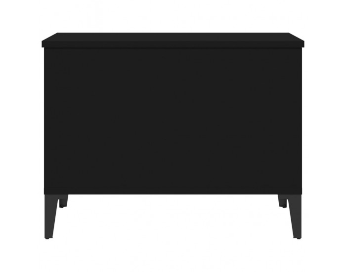 Sonata H Кафе маса, черна, 60x44,5x45 см, инженерно дърво