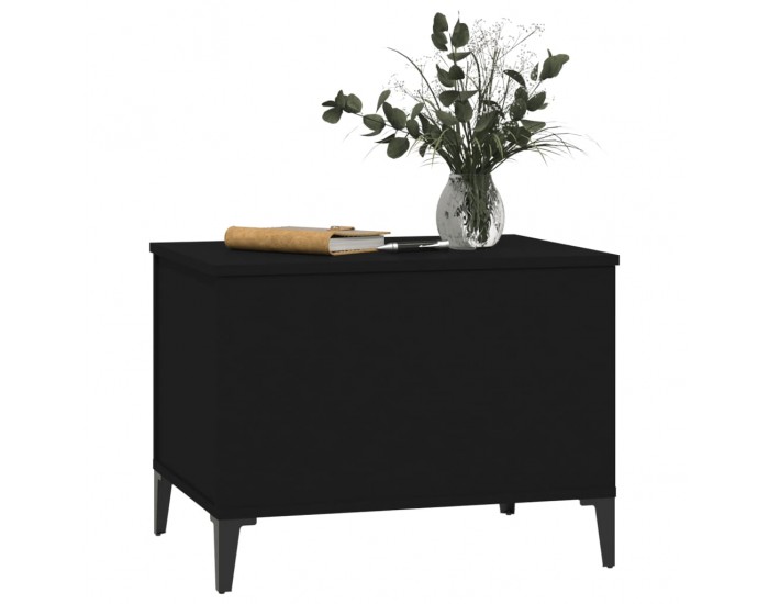 Sonata H Кафе маса, черна, 60x44,5x45 см, инженерно дърво